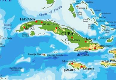 Resultado de imagen para mapa cuba
